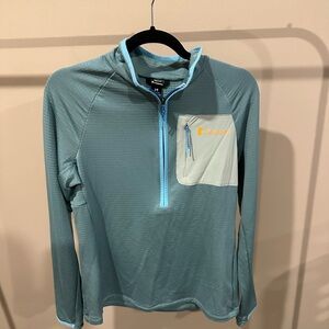 Cotopaxi Teal Long Sleeve Pullover